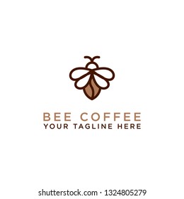 Bee and Coffee Logo Design Template - Vector
eps 10. template icon - Vector