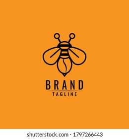 Bee coffee logo for your brand