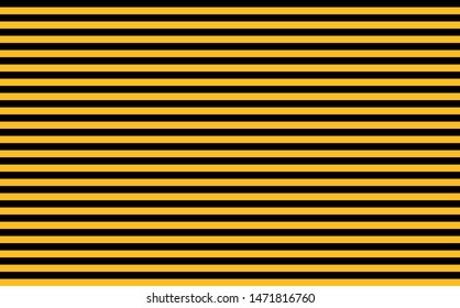 Bee colors, seamless lines background, Black and yellow bees texture. Vector illustration pattern