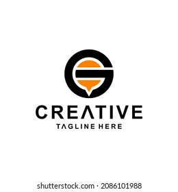 Combinación de abejas con letra G. Resumen, emblema, concepto de diseño, logotipo, logotipo, elemento, plantilla.