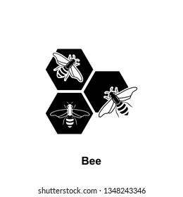 bee and combs icon. Element of beekeeping icon. Premium quality graphic design icon. Signs and symbols collection icon for websites, web design, mobile app