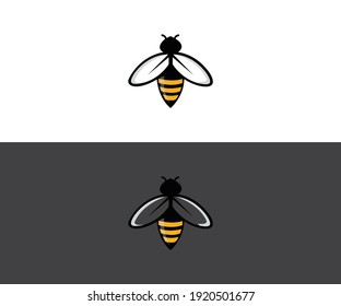 Bee concepts logo design vector Template