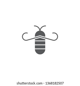 Bee concepts logo vector graphic abstract template isolate on white background
