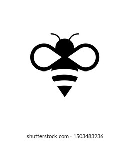 Bee concepts logo vector graphic abstract template