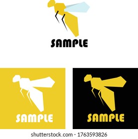 Bee concepts logo vector graphic