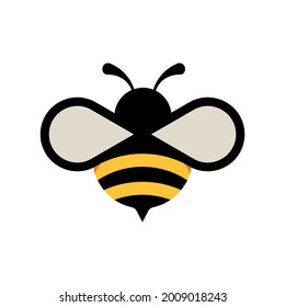 Bee concepts logo vector graphic abstract template