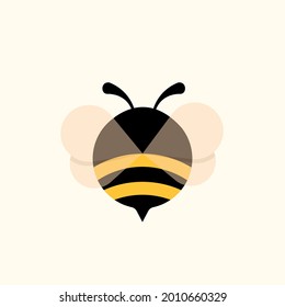 Bee concepts logo vector graphic abstract template
