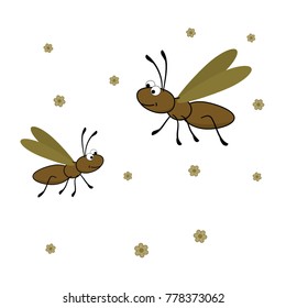 bee design funny set