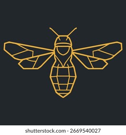 Diseño de la abeja para el logotipo, camiseta, tatuaje.