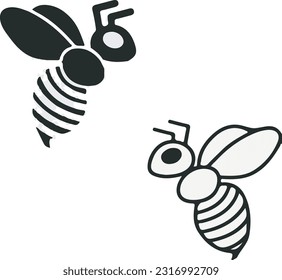 bee duo that can be used together or separately, can also be used as wallpaper in your home.