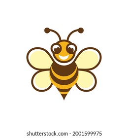 Bee Element  Vector icon design illustration Template