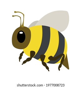 Bee emoji insect vector cute illustration