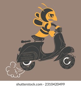 bee enjoy the ride with vespa 