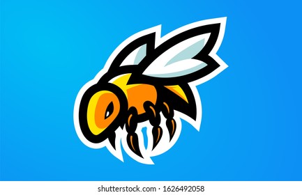 Bee Esports Mascot Logo Design-01