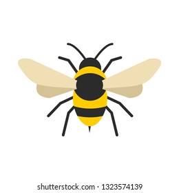 bee flat icon.You can be used bee icon for several purposes like: websites, UI, UX, print templates, presentation templates, promotional materials, web and mobile phone apps
