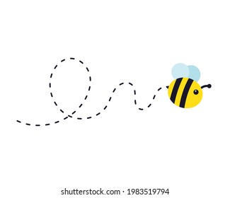 504 Bee flying path Images, Stock Photos & Vectors | Shutterstock