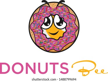bee funny for donuts honey