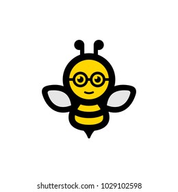 Bee Geek Logo Icon Design