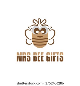 Bee Gift Logo - Gift Logo template