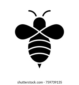Bee glyph icon
