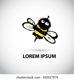 Bee handmade. Vector