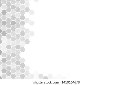 Bee hive, abstract honeycombs on white background vector illustration.
