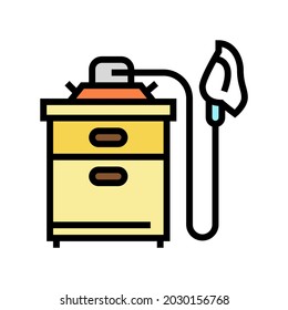 bee hive air equipment color icon vector. bee hive air equipment sign. isolated symbol illustration
