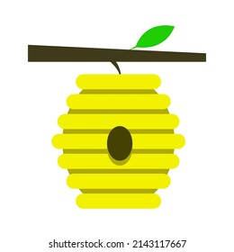 Bienenstocksymbol-Cartoon-Stil