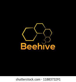 Bee Hive Icon Logo Vector