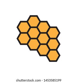 bee hive icon logo vector design template