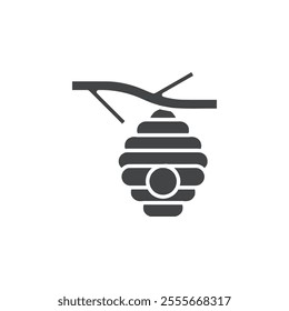 bee hive icon sign and symbol