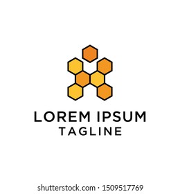 Bee hive Logo Design Template