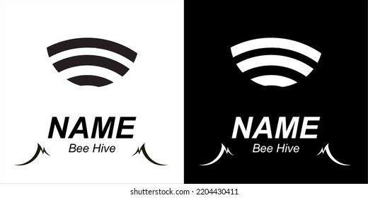 Una colmena de abejas con forma de cuenco