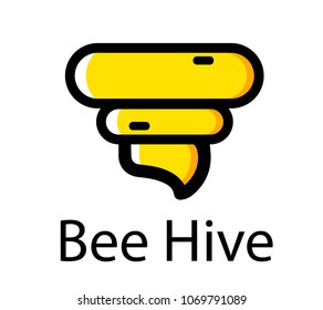 Bee hive vector