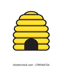 bee hive vector design. bee symbol