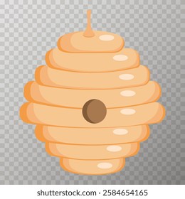 bee hive vector isolated illustration