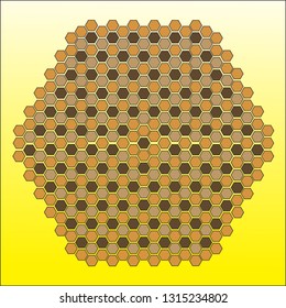the bee hive but you can use this for a board games  