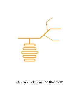Bee home logo template vector icon design