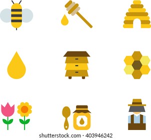 BEE & HONEY colored icons