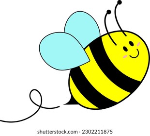 Bee, honey, fly, insect, yellow
