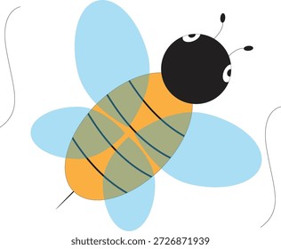 Biene, Honigbiene, fliegende Biene
