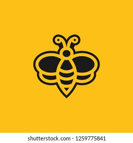 Bee honey graphic design template vector illustration