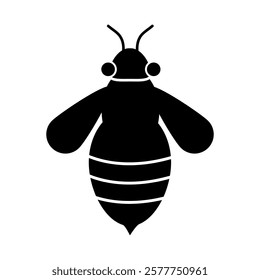 Bee honey icon.vector flat black simple trendy style illustration for web and app..eps