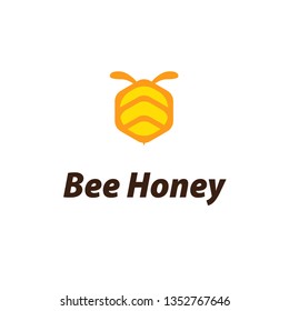 Bee Honey Logo Design Stock Vector (Royalty Free) 1352767646 | Shutterstock