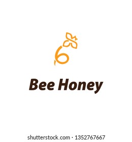 Bee Honey Logo Design 