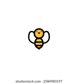 Bee Honey Logo Design – Stylish Animal Vector Emblem for Branding