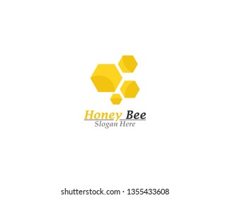 Bee and Honey logo template