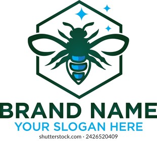 Bee, Honey Logo Vector Art, Icons, and Graphics for Download