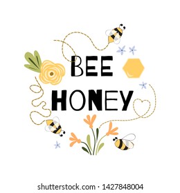 Funny Quotes About Honey Happy Bee Images Stock Photos Vectors Shutterstock