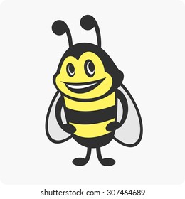 Bee, honey  vector